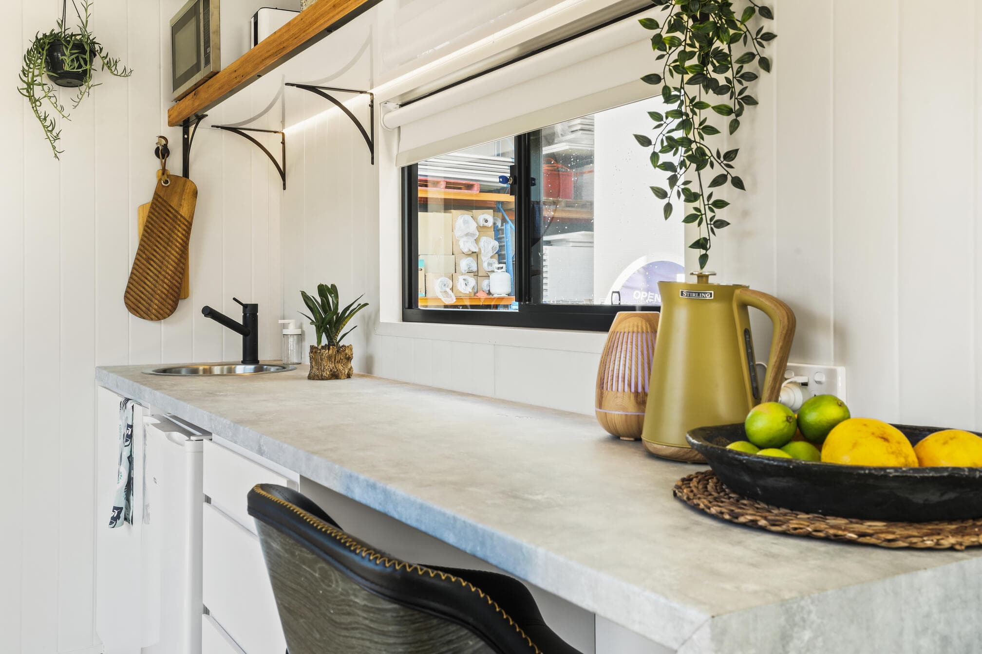 The Joey kitchen benchtop and finishes